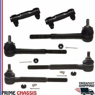 6 PC Kit Steering Parts Chevrolet Chevelle El Camino 71-72 Tie Rod Ends Sleeves