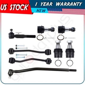 For 2000-2004 Ford F-350 Super Duty 4WD Ball Joint Tie Rod End 8 Pcs Suspension