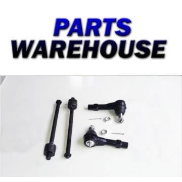4 New Inner And Outer Front Tie Rod Ends - Ford Mazda Mercury 98-04 1Yr Warranty