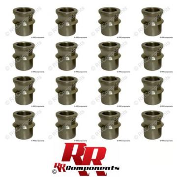 (16 PC) 5/8&#034; TO 1/2&#034; High Misalignment Spacer, Rod Ends, Heim Joints (Stainless)