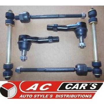 Inner &amp; Outer tie rod end sway bar links Aftermarket suspension steering kit 2WD