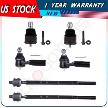 For Ford Escape 2001-2007 New Suspension 4 Tie Rod End 2 Lower Ball Joint