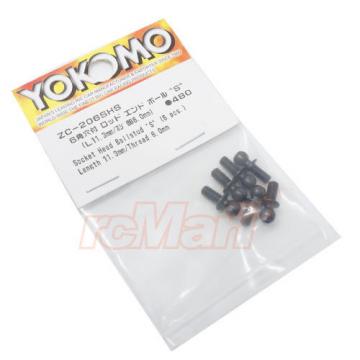 Yokomo Hex Socket Rod End Ball S Size Short Neck RC Car Drift Touring #ZC-206SHS