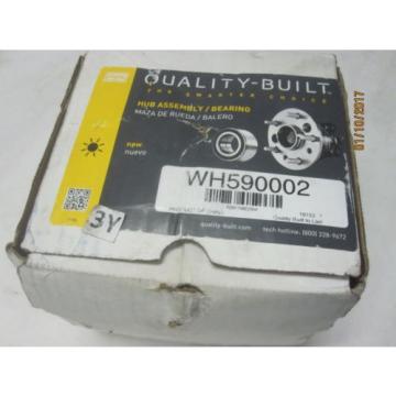 New WH590002 Wheel Bearing and Hub Assembly Rear QUALITY-BUILT