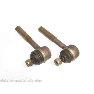 Fiat 124 Sedan Wagon Coupe &amp; Spider New QH Brand Inner Tie Rod Ends (QTY 2)