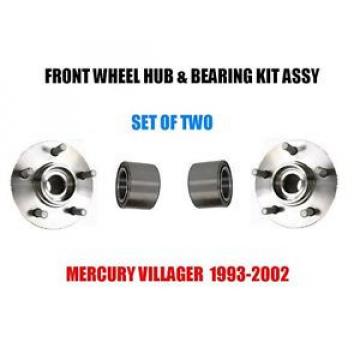 Mercury Villager Front Wheel Hub And Bearing Kit Assembly 1993-2002  SET OF TWO