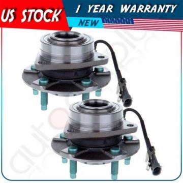 New Pair of 2 Front Left and Right Wheel Hub and Bearing Assembly w/ ABS 513189