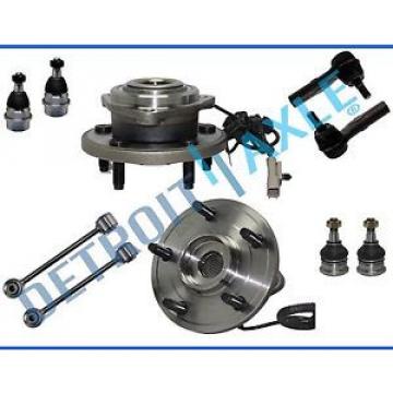 New 10pc Front Driver / Passenger Wheel Hub and Bearing Suspension Kit w/ ABS