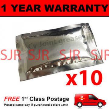 10 X 60g GREASE SACHET FOR USE WITH CV JOINTS DRIVESHAFTS GAITERS