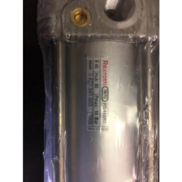REXROTH 0 822 341 003 Double Acting Air Pneumatic Cylinder, Cushion Both Ends