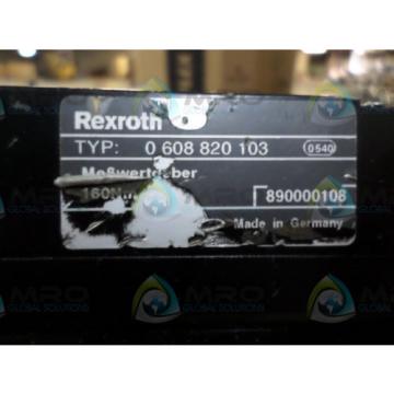 REXROTH 0608820103 SERVO AMP *USED*