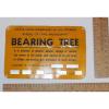 BEARING TREE - Metal SIGN - UNITED STATES DEPARTMENT OF THE INTERIOR