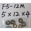 1pcs 5 x 12 x 4 mm F5-12M Axial Ball Thrust quality Bearing 3-Parts 5*12*4 ABEC1