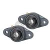 2x 2 in 2-Bolts Flange Units Cast Iron HCFL211-32 Mounted Bearing HC211-32+FL211 #1 small image