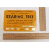BEARING TREE - Metal SIGN - UNITED STATES DEPARTMENT OF THE INTERIOR #3 small image