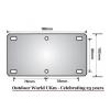 350 KG Trailer Suspension Units Standard Stub Axle Hubs Bearings &amp; Caps &amp; Plates #4 small image