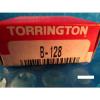 Torrington B-128, Full Complement Drawn Cup Needle Roller Bearing #2 small image