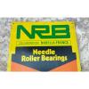 VINTAGE NEEDLE ROLLER BEARINGS&lt;NRB&gt;COLLOBRATION NADELLA-FRANCE AD TIN SIGN BOARD #2 small image