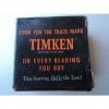 New Original Timken Tapered Roller Bearing LM-67010 Cup NOS #2 small image