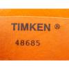 Timken 48685 Tapered Roller Bearing Single Cone Standard Tolerance Straight Bore
