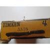 NEW Timken 3378 Tapered Cone Roller Bearing #2 small image