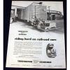 1951 Torrington Spherical Roller Bearings Ad Railroad Cars Fortune