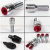20 Pcs M14 X 1.5 Red Wheel Lug Nut Bolts With Security Caps +Key+Socket For BMW #2 small image