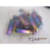 20 QTY NEO CHROME STEEL 2&#039;&#039; LUG NUTS OPEN EXTENDED 12X1.5MM