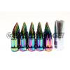 Z RACING BULLET NEO CHROME STEEL LUG NUTS 12X1.5MM EXTENDED KEY TUNER CLOSED #2 small image