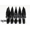 Z RACING 28mm Black SPIKE LUG BOLTS 12X1.5MM FOR BMW 3-SERIES Cone Seat