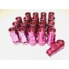 NNR PERFORMANCE EXTENDED OPEN ENDED STEEL LUG NUTS W/ LOCKS 12X1.25 PINK #1 small image
