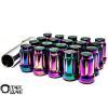 Z RACING TUNER SPLINE STEEL NEO CHROME 20 PCS 12X1.25MM CLOSED ENDED LUG NUTS #1 small image