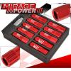 FOR SATURN M12x1.5 LOCKING LUG NUTS WHEELS EXTENDED ALUMINUM 20 PIECES SET RED #2 small image