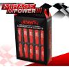FOR SATURN M12x1.5 LOCKING LUG NUTS WHEELS EXTENDED ALUMINUM 20 PIECES SET RED #3 small image