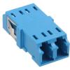 Fiber Optical Adapter Duplex LC/LC SM Ceramic Sleeve blue