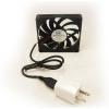 New 80mm 10mm Case Fan Kit 120VAC 17CFM USB A Adapter Cooling 8010 Sleeve 1438* #2 small image