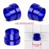 Blue Aluminum Male Hard Steel Tubing Sleeve Oil/Fuel 12AN AN-12 Fitting Adapter #2 small image