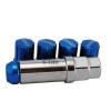 Car M12 1.5mm Steel Racing Wheel Lug Lock Gear Nuts With Installation Tools Blue