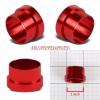 Red Aluminum Male Hard Steel Tubing Sleeve Oil/Fuel 16AN AN-16 Fitting Adapter