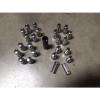 24 Lug Nuts Locks Chrome Spline Acorn 2&#034; Chevy Silverado Used With Key