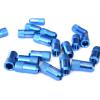 20PC CZRRACING BLUE SHORTY TUNER LUG NUTS NUT LUGS WHEELS/RIMS FITS:ACURA