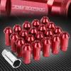 FOR CAMRY/CELICA/COROLLA 20 PCS M12 X 1.5 ALUMINUM 50MM LUG NUT+ADAPTER KEY RED #1 small image