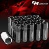FOR DTS/STS/DEVILLE/CTS 20X EXTENDED ACORN TUNER WHEEL LUG NUTS+LOCK+KEY BLACK #1 small image