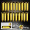 95mm Gold M12x1.5 Closed End Aluminum Drive Extended Tuner Locking Lug Nuts