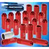 FOR NISSAN M12x1.25 LOCKING LUG NUTS THREAD WHEELS RIMS ALUMINUM EXTENDED RED #1 small image