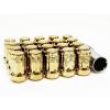 Z RACING TUNER SPLINE STEEL GOLD SHORT CLOSED ENDED LUG NUTS 12x1.5MM 20 PCS RS #1 small image