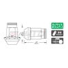 MONSTER 48mm Wheel Rim Acorn Extend Open End Lug Lock Nut Set 14x1.5 -Neo Chrome #2 small image