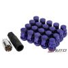 MUTEKI SR35 12x1.5 Rim Wheel Tuner Lug Lock Nut M12 P1.5 C/E Purple w/ key d #1 small image