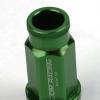 FOR DTS STS DEVILLE CTS 20 PCS M12 X 1.5 ALUMINUM 50MM LUG NUT+ADAPTER KEY GREEN