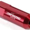 FOR IS250/IS350/GS460 20X RIM EXTENDED ACORN TUNER WHEEL LUG NUTS+LOCK+KEY RED #2 small image